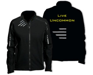 Ladies Black Full-Zip Jacket
