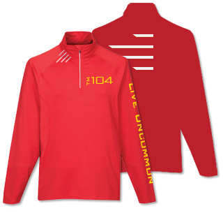 Live Uncommon Mens Lightweight Half-Zip Pullover