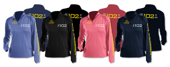 Available  Ladies Medium Weight Half-Zip Pullover Colors