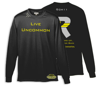 Quad City Marathon Longsleeve Wicking Tee