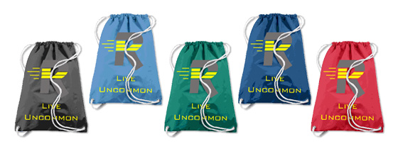 Drawstring Backpack Assorted Colors