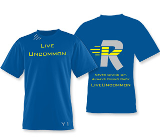 Blue Wicking T-Shirt