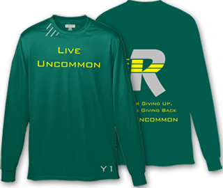 Dark Green Wicking Long Sleeve Shirt
